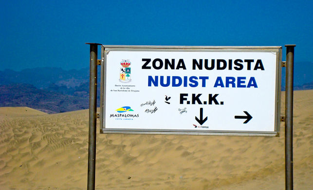 Gran Canaria Nudist Beaches Map